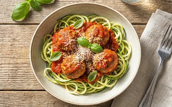 Klopsiki z Indyka i Zoodle